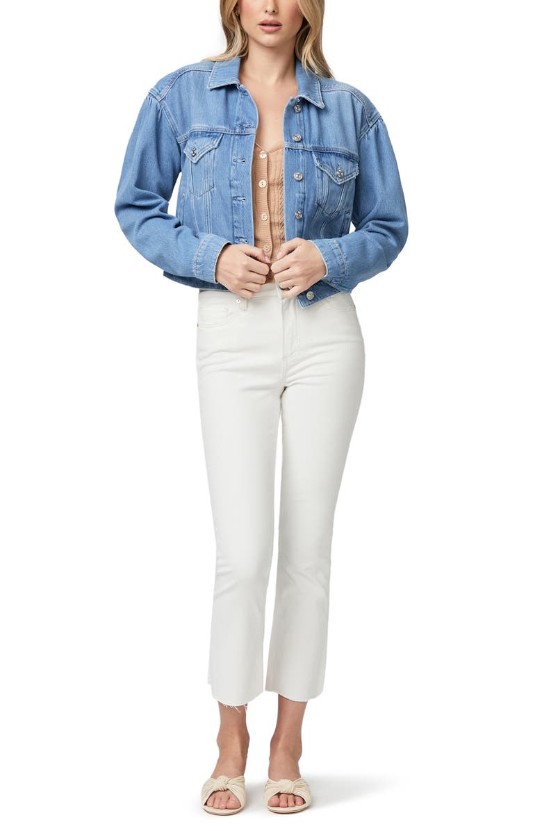 PAIGE Alvida Pointelle Cardigan, Alternate, color, Soft Camel