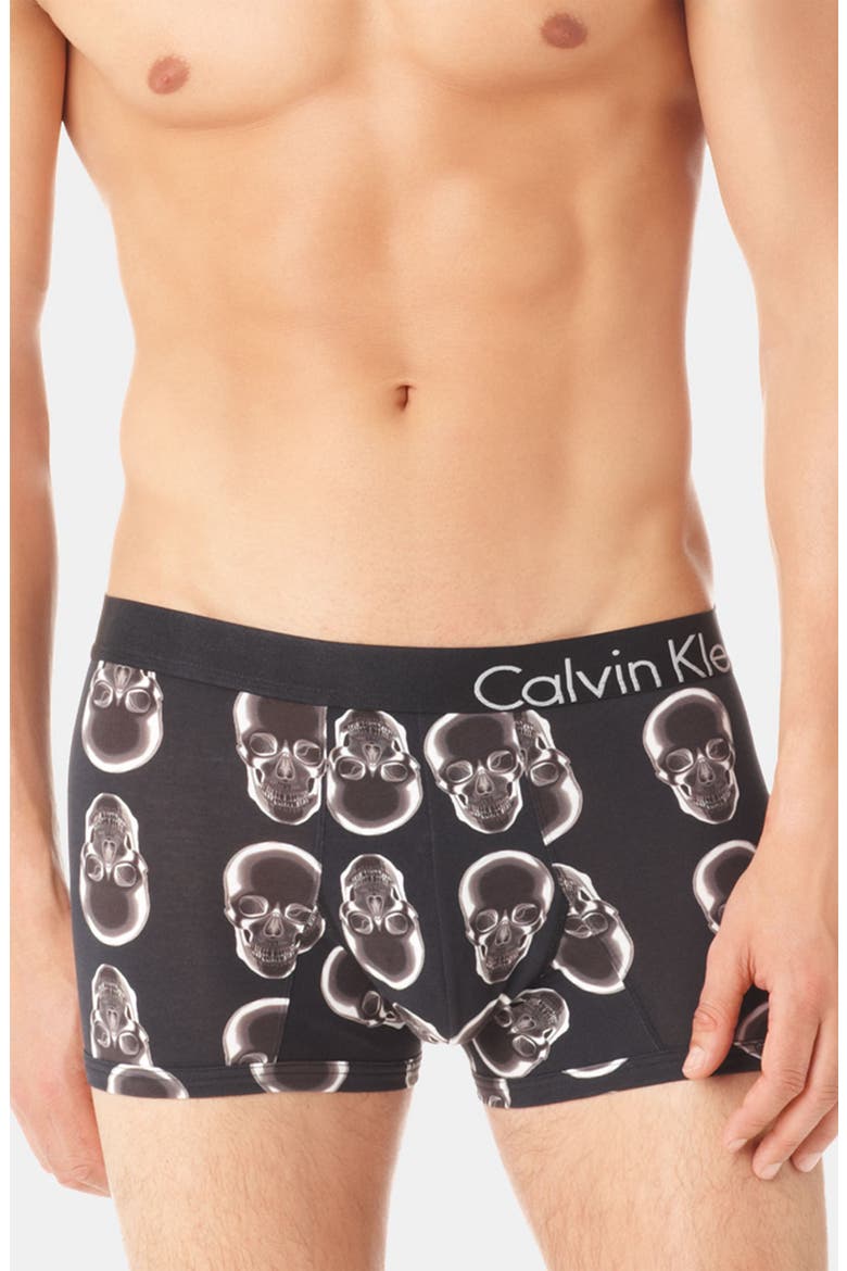 'X-Ray' Trunks (Limited Edition), Main, color, BLACK SKULL PRINT