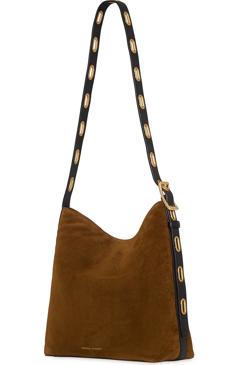 Rebecca Minkoff Crosby Suede Bucket Bag, Alternate, color,