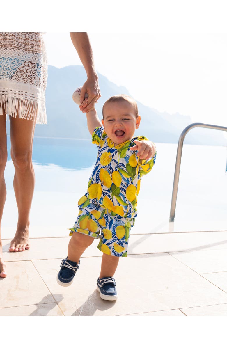 Kenny Flowers The Lemonade Stand - Boys Hawaiian Shirt, Alternate, color, White