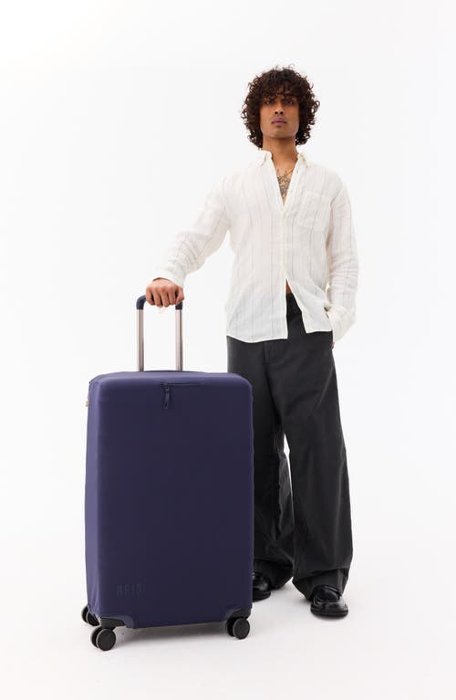 Beis Béis The Large Check-in Luggage Cover In Blue
