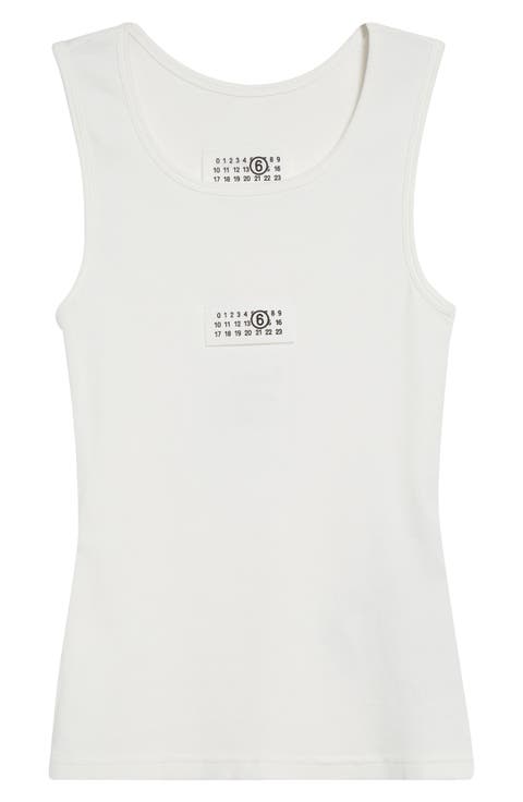 Numeric Logo Patch Stretch Cotton Tank