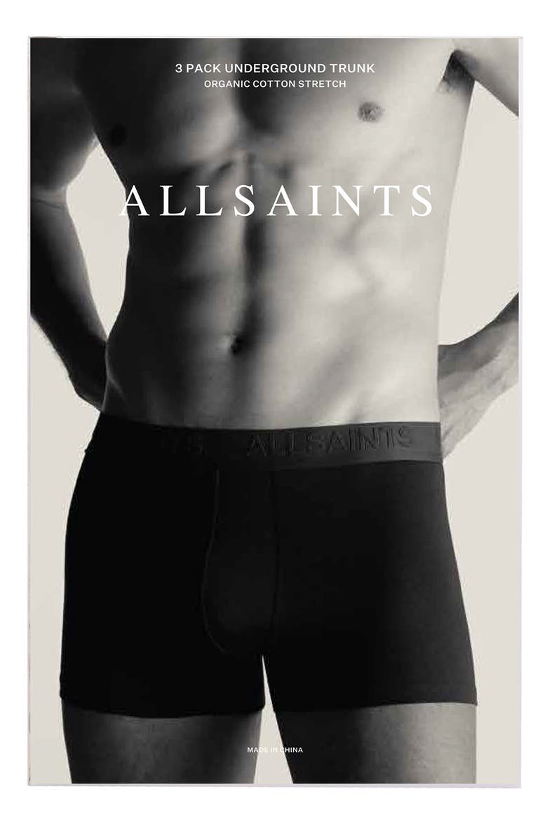3-Pack Contour Pouch Stretch Organic Cotton Trunks, Alternate, color, GREY MULTI