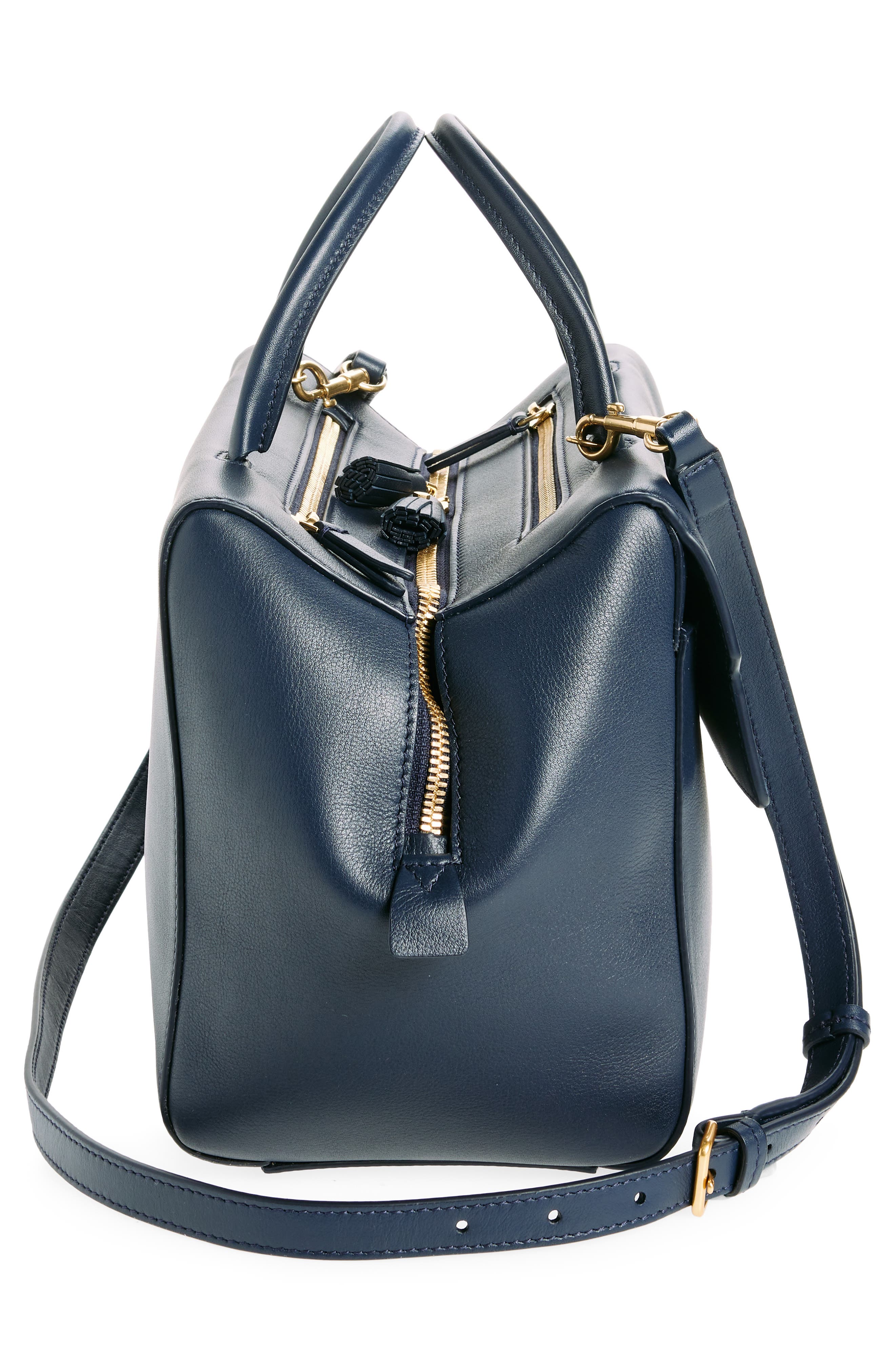 Anya Hindmarch Seaton Leather Handbag, Alternate, color, 