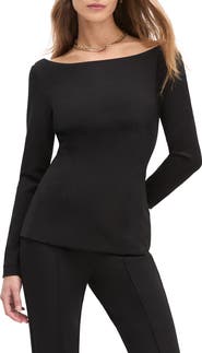 Favorite Daughter Off the Shoulder Long Sleeve Top