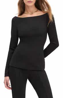 Favorite Daughter Off the Shoulder Long Sleeve Top