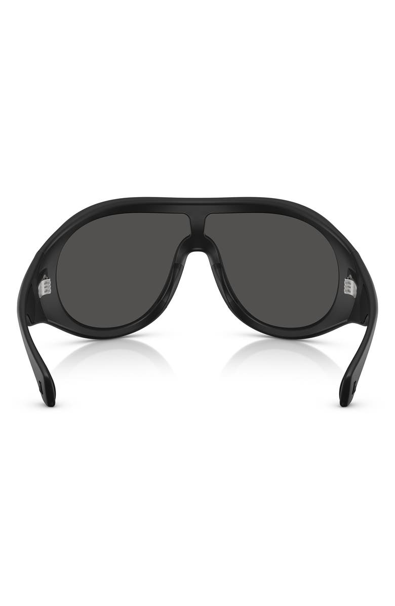 Moncler Cloche 135mm Polarized Pilot Shield Sunglasses, Alternate, color, 