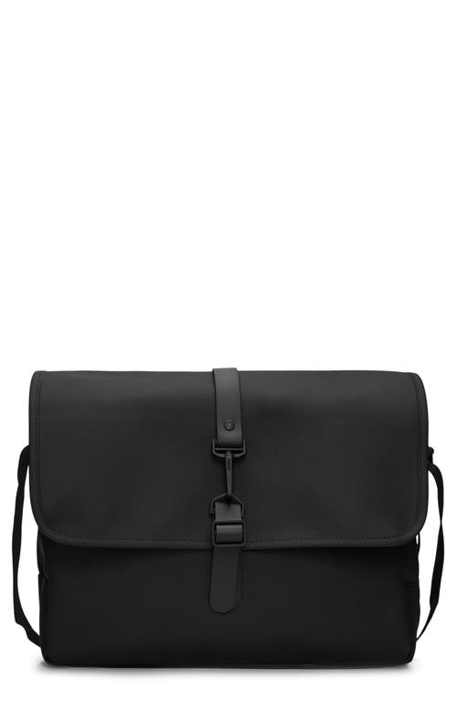 Rains W3 Waterproof Messenger Bag In Black