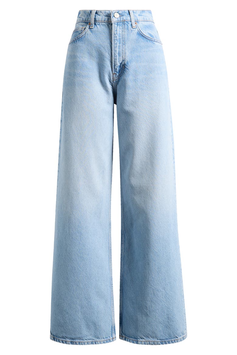 Cary High Waist Slouchy Wide Leg Jeans, Alternate, color, ARENA