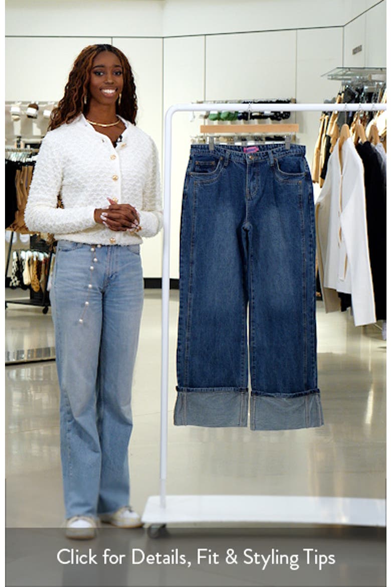 Vesper Cuffed Wide Leg Jeans video
