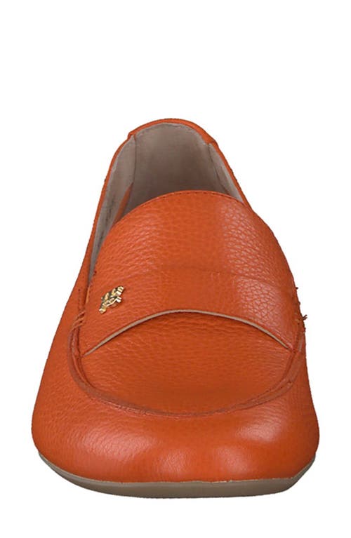 Paul Green Taylor Loafer In Papaya Grained