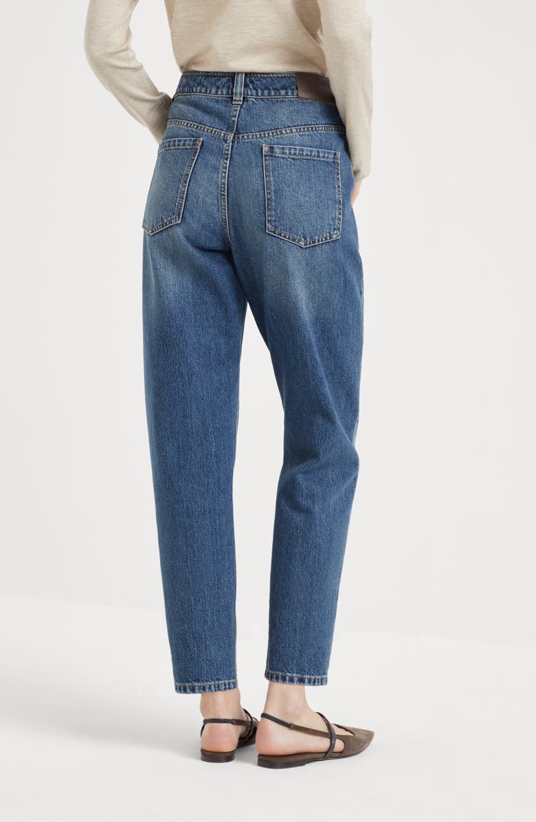 Brunello Cucinelli Denim Baggy trousers, Alternate, color, 