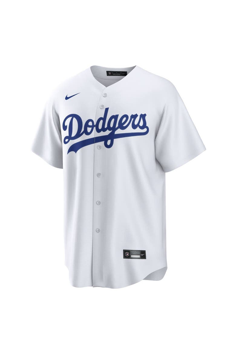 Men's Nike Clayton Kershaw White Los Angeles Dodgers Home Replica Player Name Jersey, Alternate, color, White