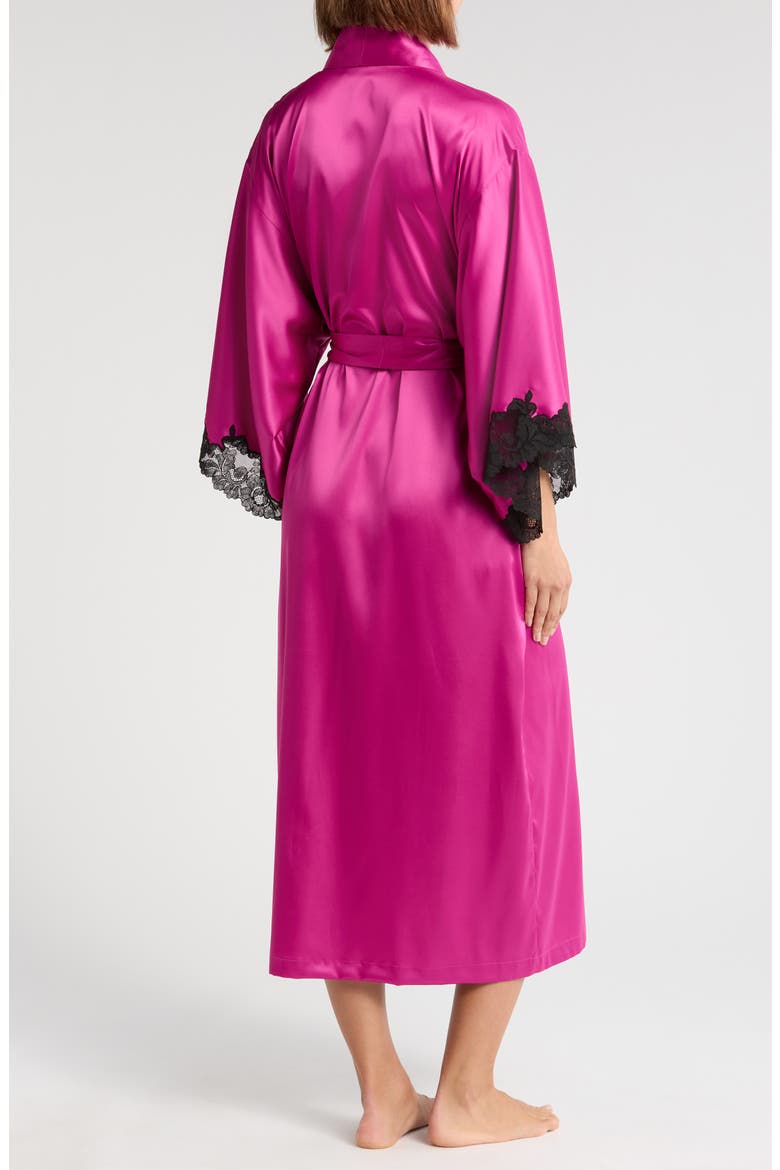 Peony Glamour Robe, Alternate, color, WILD FUCHSIA