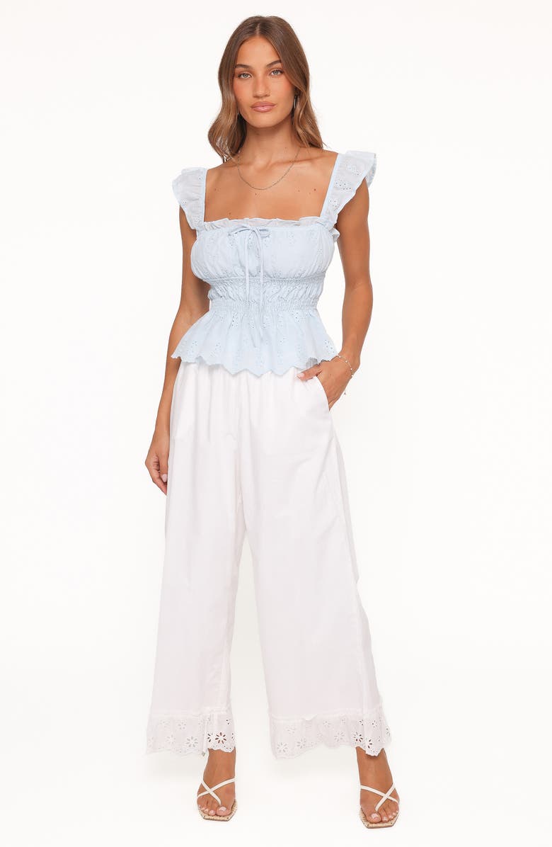 Petal & Pup Melissa Cotton Peplum Top, Alternate, color, 
