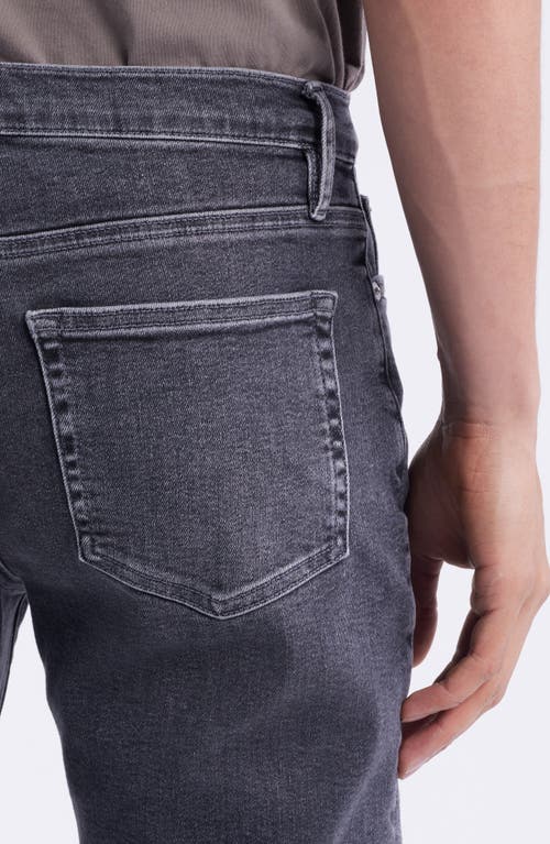 Frame The Straight Faded Denim Jeans In Green