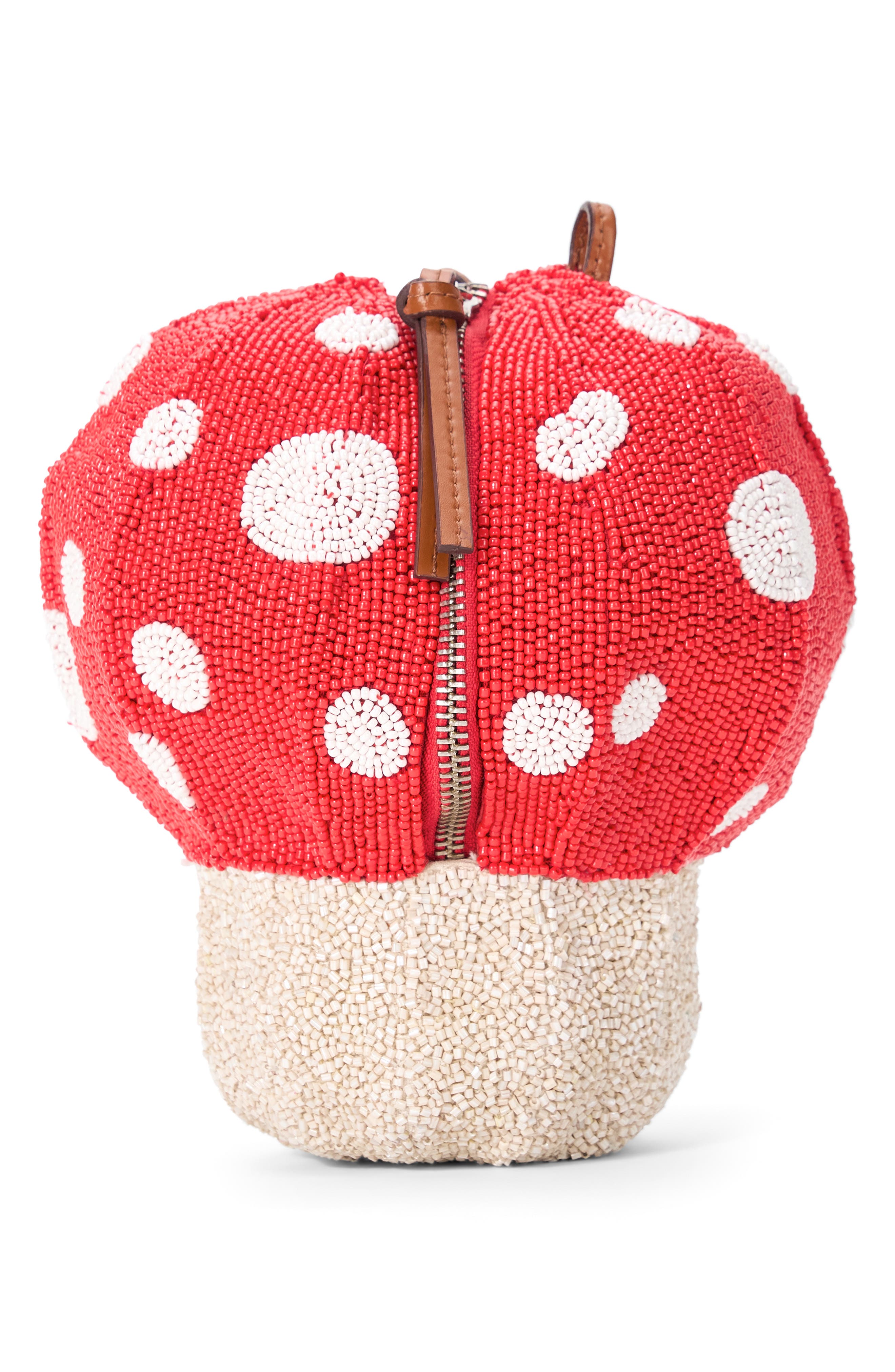 STAUD Shroom Beaded Bag, Alternate, color, Mushroom