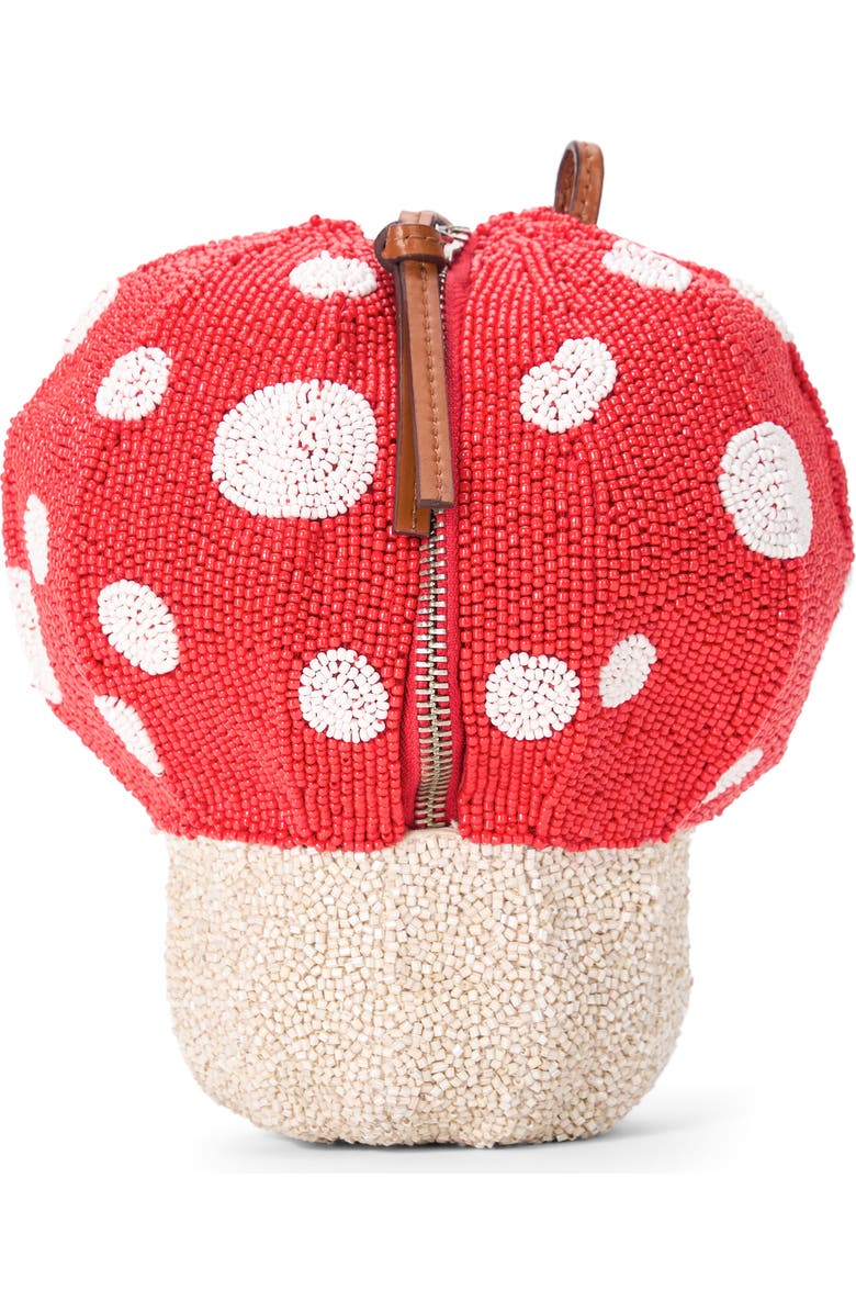 STAUD Shroom Beaded Bag, Alternate, color, Mushroom