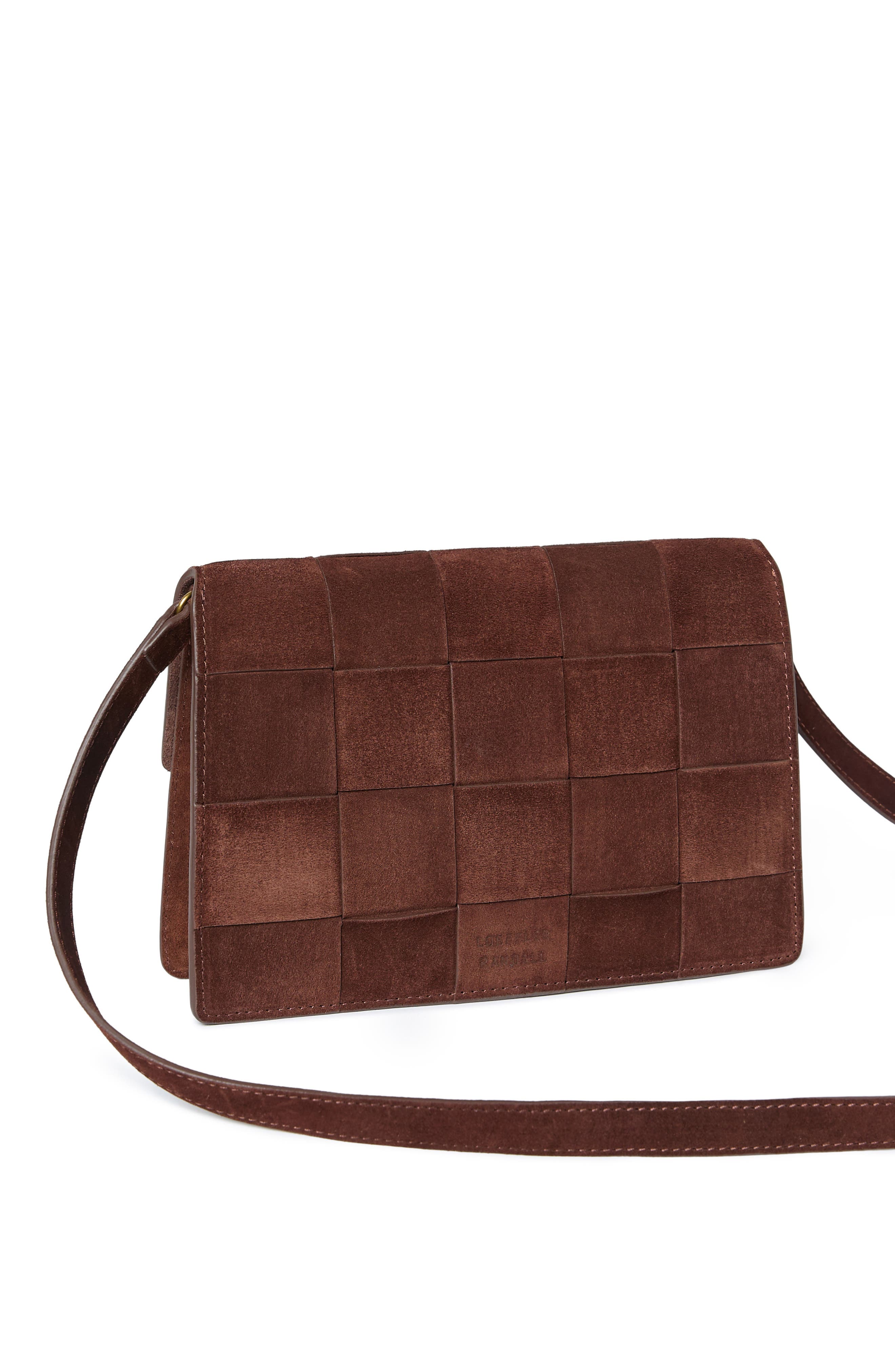 Loeffler Randall Delphine Clutch, Alternate, color, Espresso