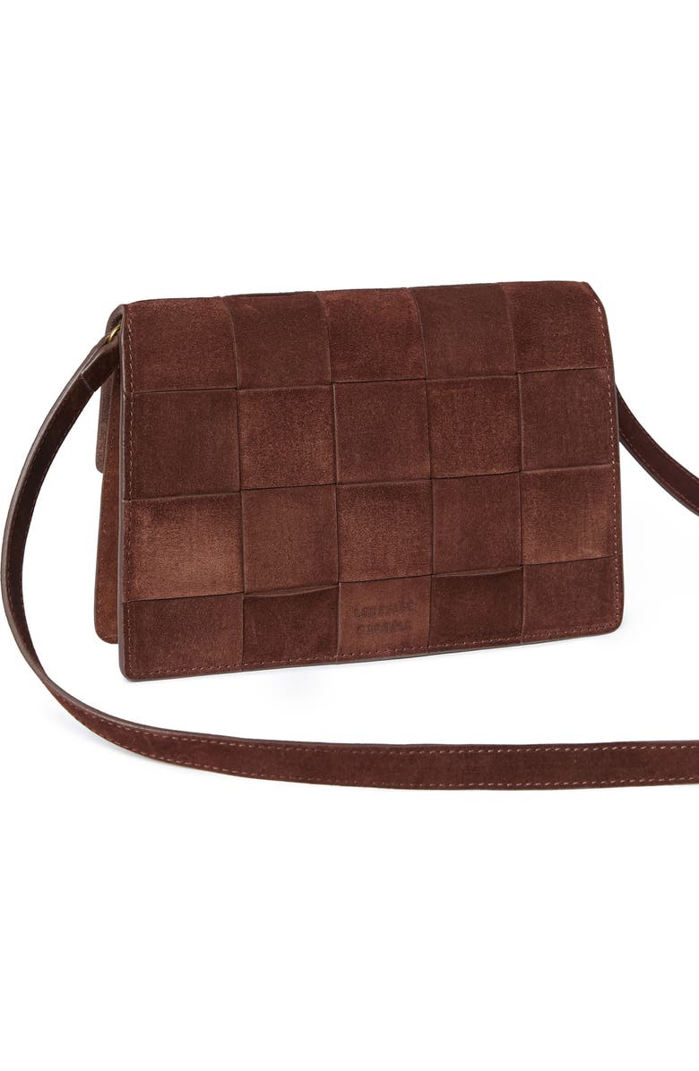 Loeffler Randall Delphine Clutch, Alternate, color, Espresso