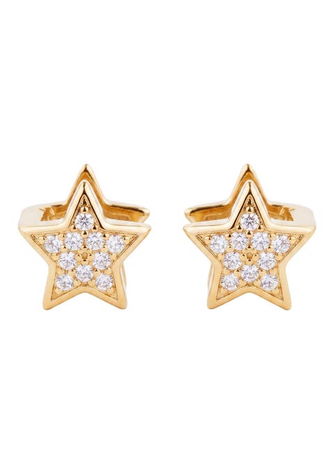 Gita Double Sided Star Studs