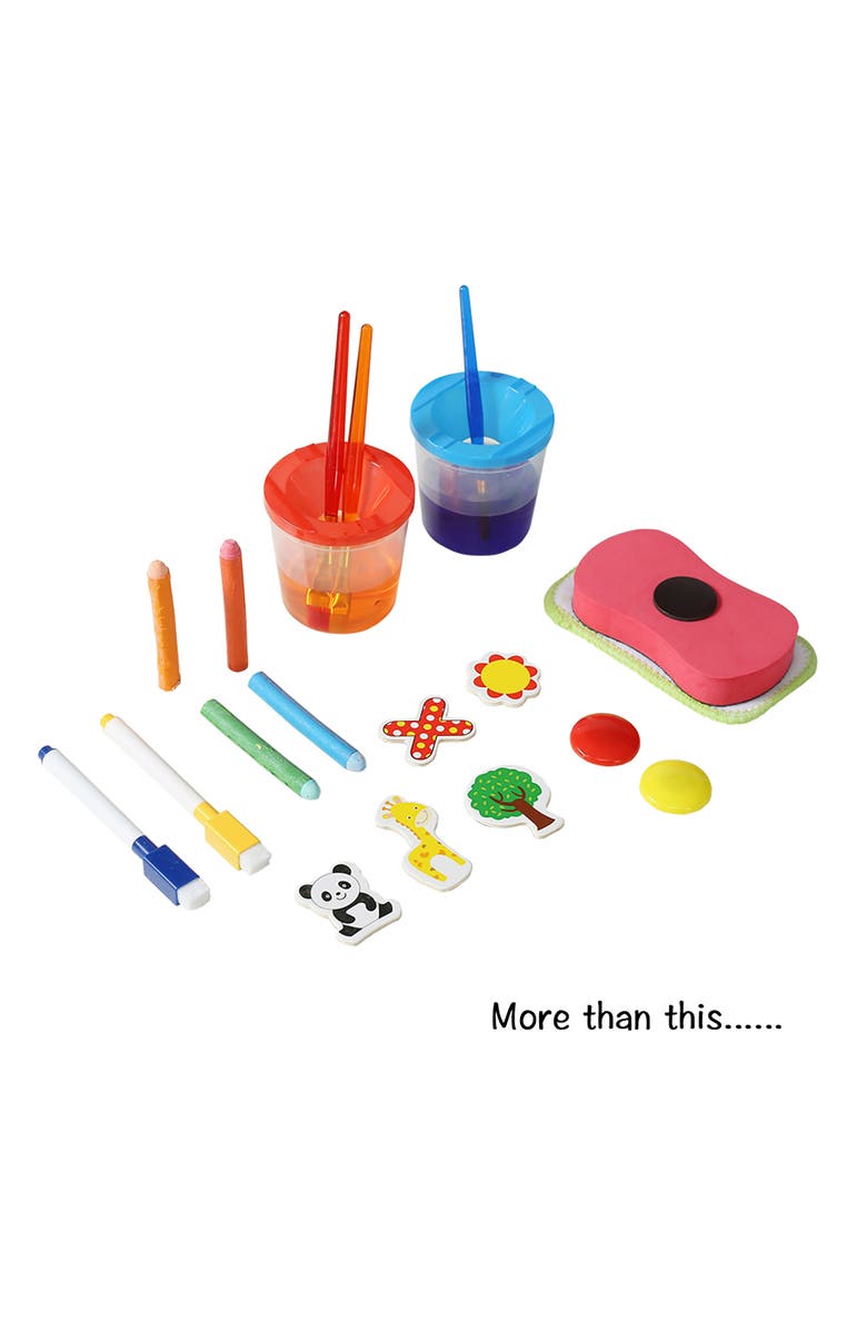 Easy Playhouse Easel Chalk & White Board 18.5 X 18.5", Alternate, color, Multicolored