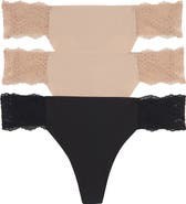 b.tempt'd by Wacoal b.bare Assorted 3-Pack Thong