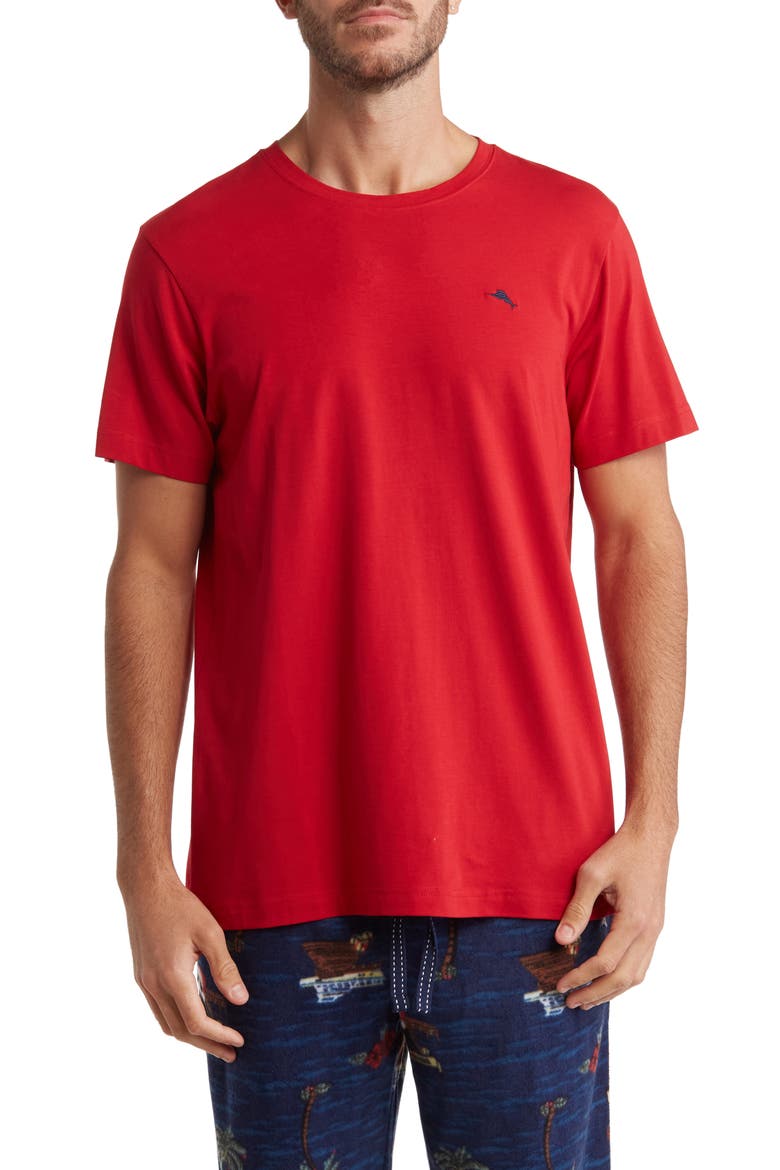 Lounge T-Shirt, Main, color, SCARLET