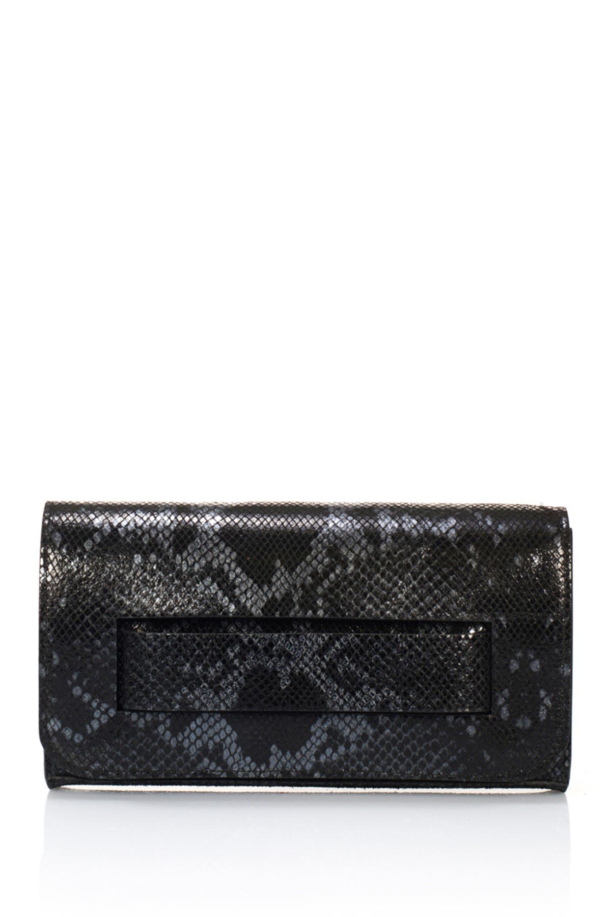 GIORGIO COSTA Snake Embossed Clutch, Main, color, 