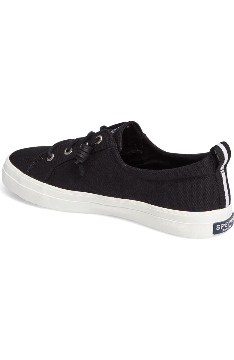 Sperry Crest Vibe Slip-On Sneaker, Alternate, color, Black