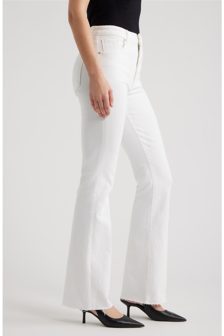 The Reboot High Waist Bootcut Jeans, Alternate, color, WHITE