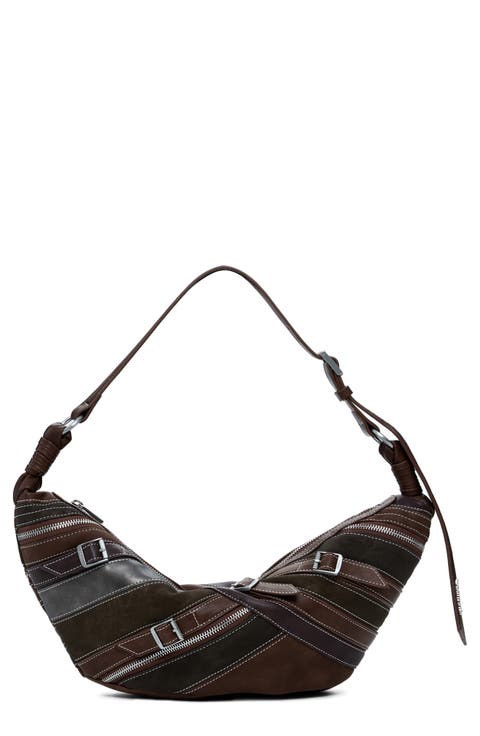 Medium Patchwork Faux Leather Crossbody Bag