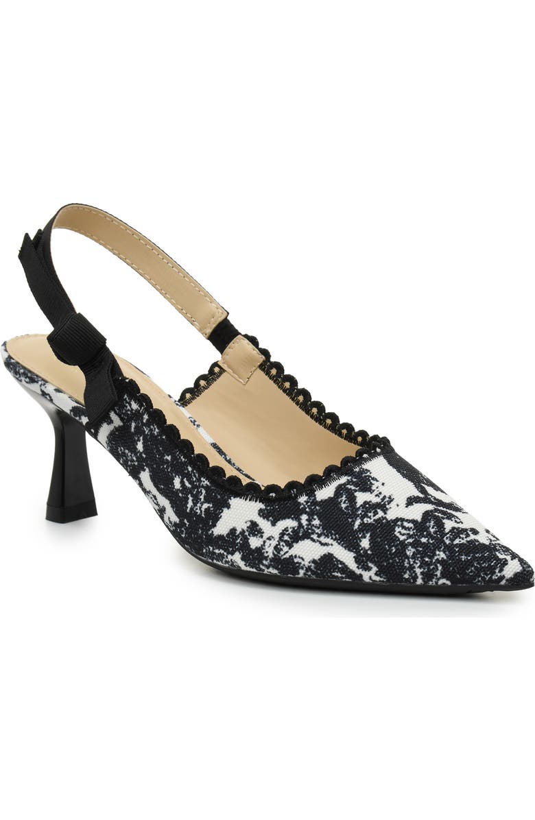 Nicole Miller Scalloped Slingback Pump, Main, color,