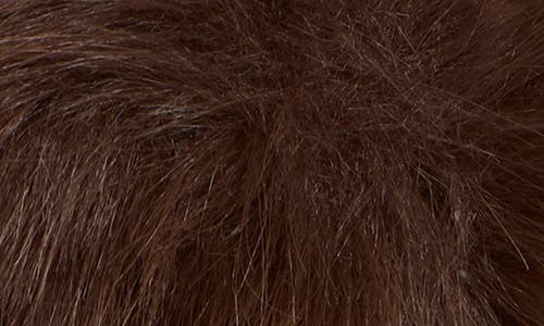 Steve Madden Faux Leather & Faux Fur Earmuffs In Brown