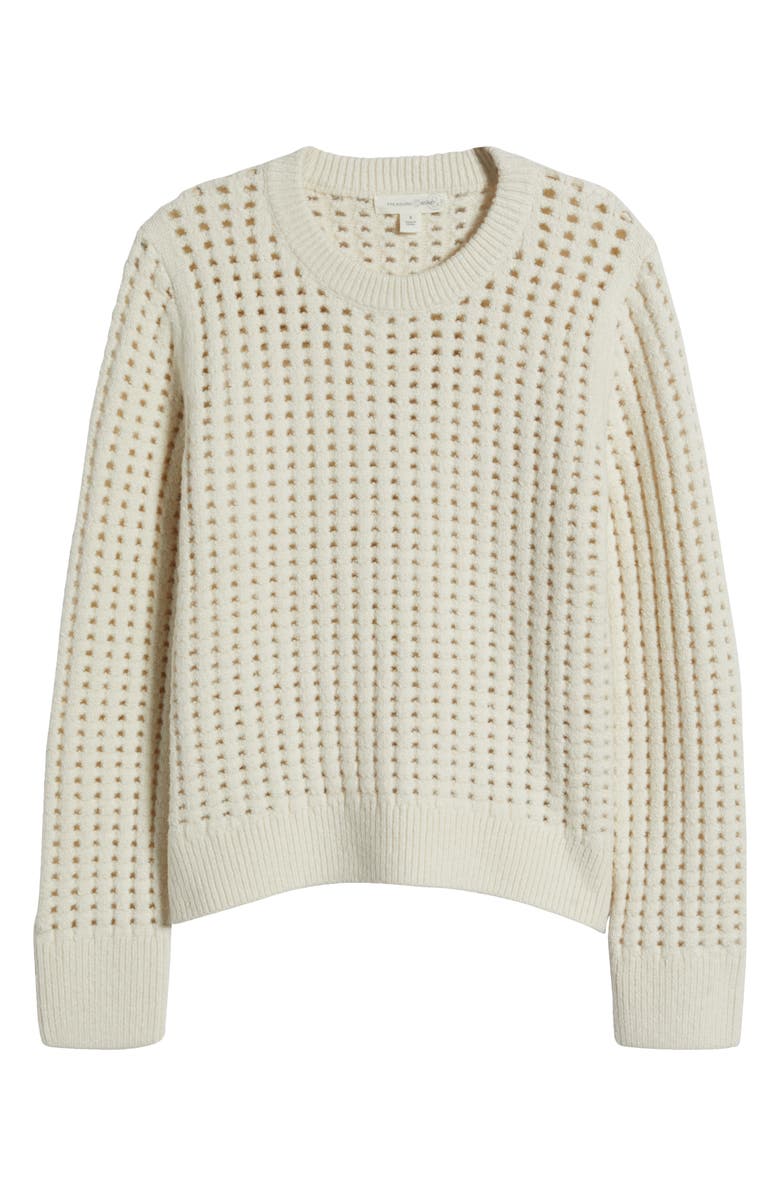 Treasure & Bond Chunky Mesh Cotton Blend Sweater, Alternate, color,