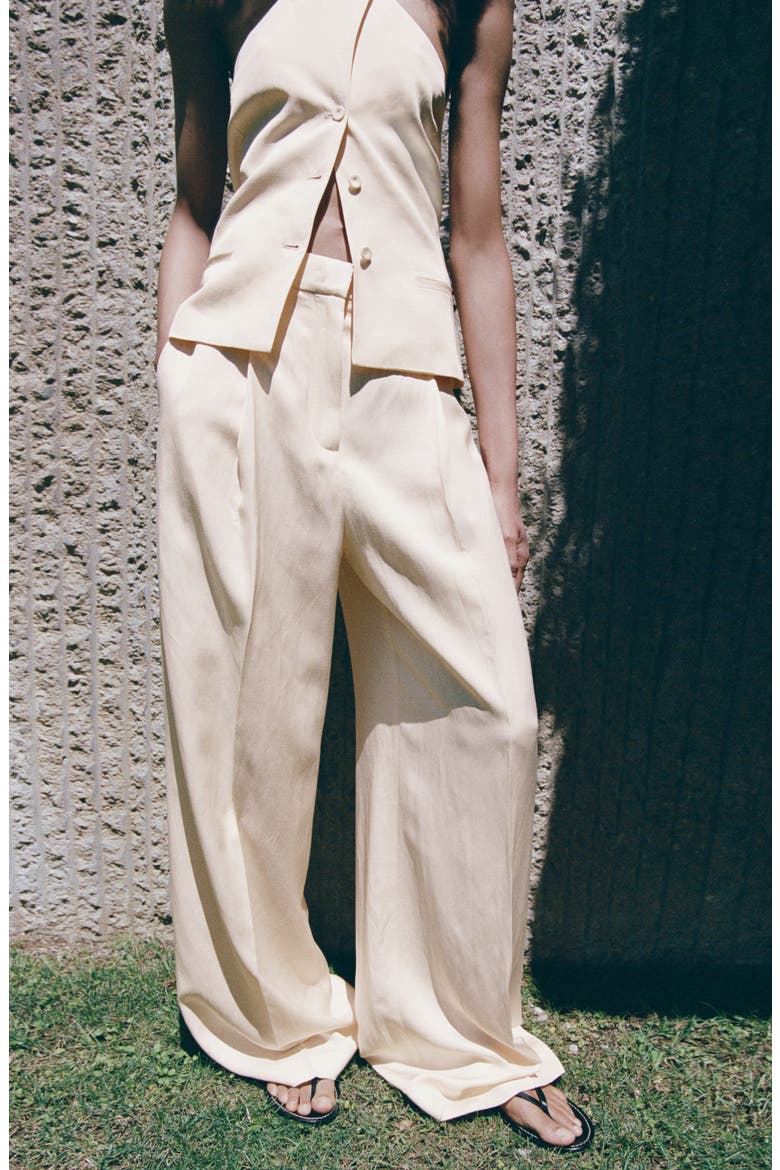Mariana Wide Leg Pants, Alternate, color, ECRU