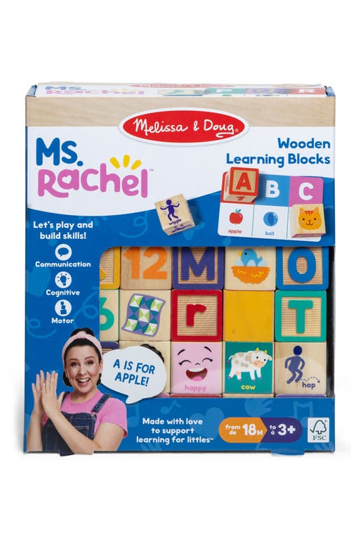 Melissa & Doug Ms. Rachel Learning Blocks Set 