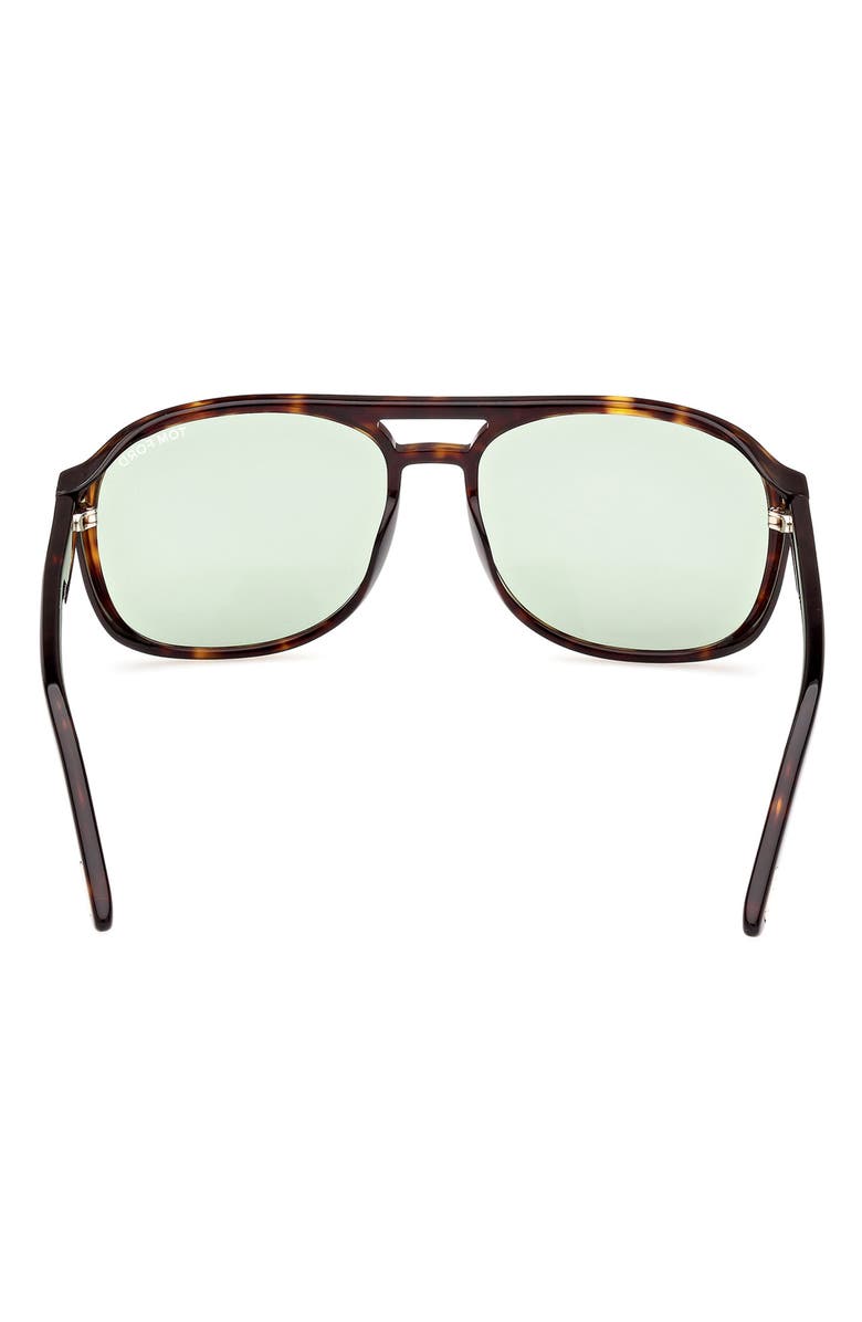 TOM FORD Rosco 58mm Navigator Sunglasses, Alternate, color, 