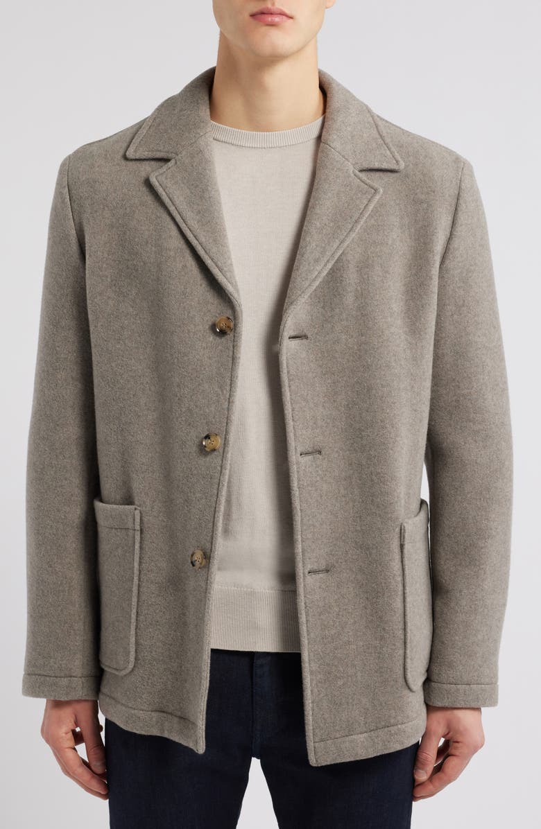 BOSS Carper Wool Blend Jacket, Main, color,