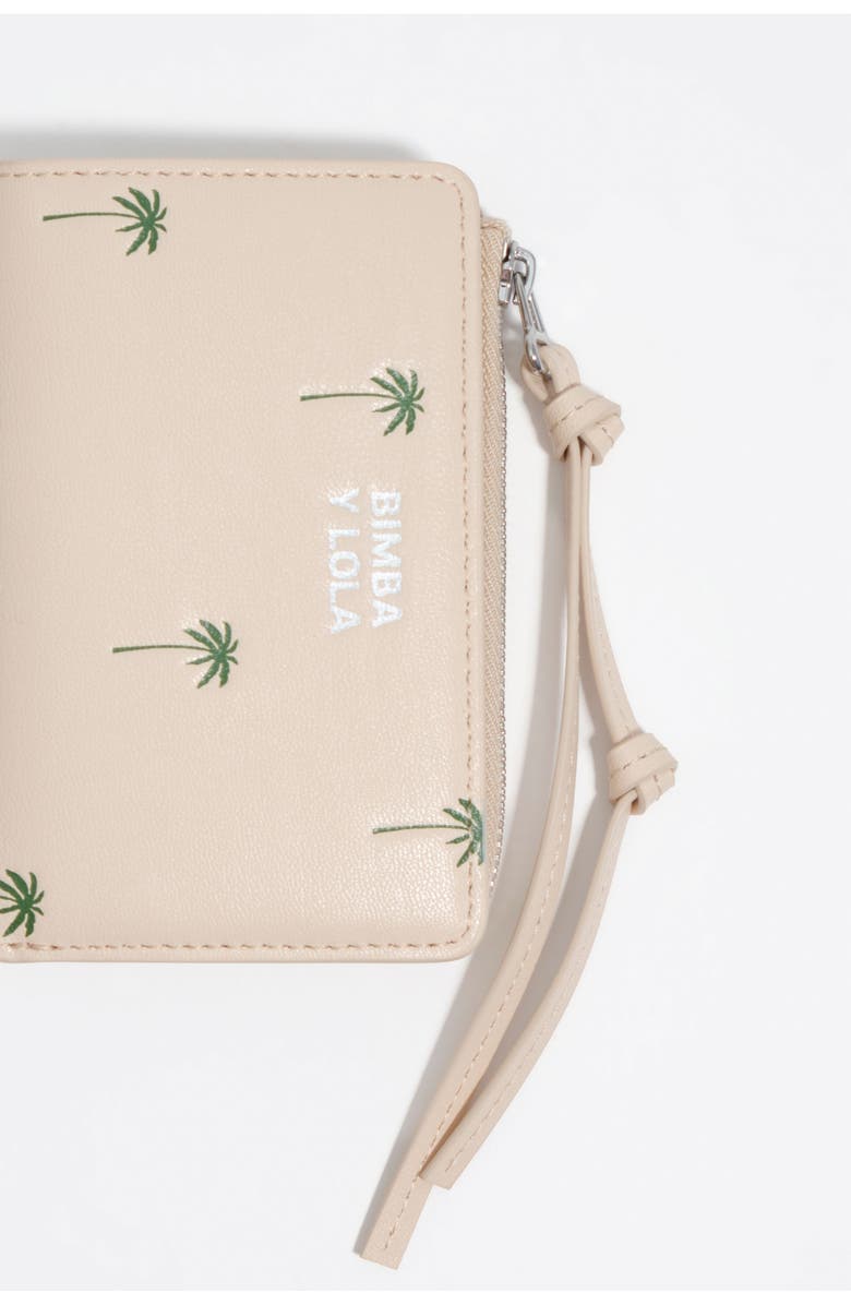 Bimba y Lola Palms Compact Purse, Alternate, color, Sand