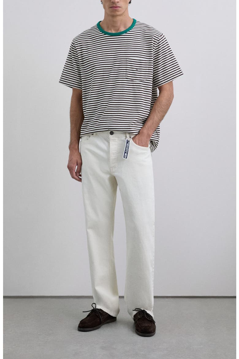 Stripedpocket Tee, Alternate, color, Darkbrown
