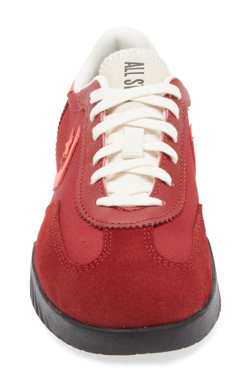 Converse Run Star Trainer Ox Sneaker In Park Red/vermillion Red