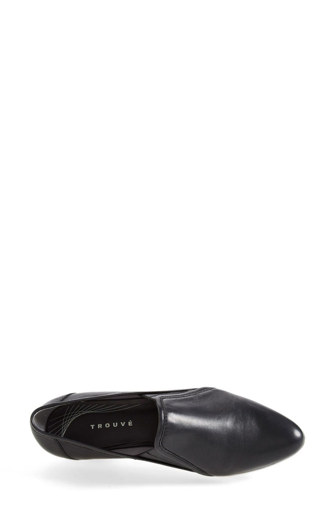 Trouvé 'Evans' Leather Slip-On Sneaker, Alternate, color, 
