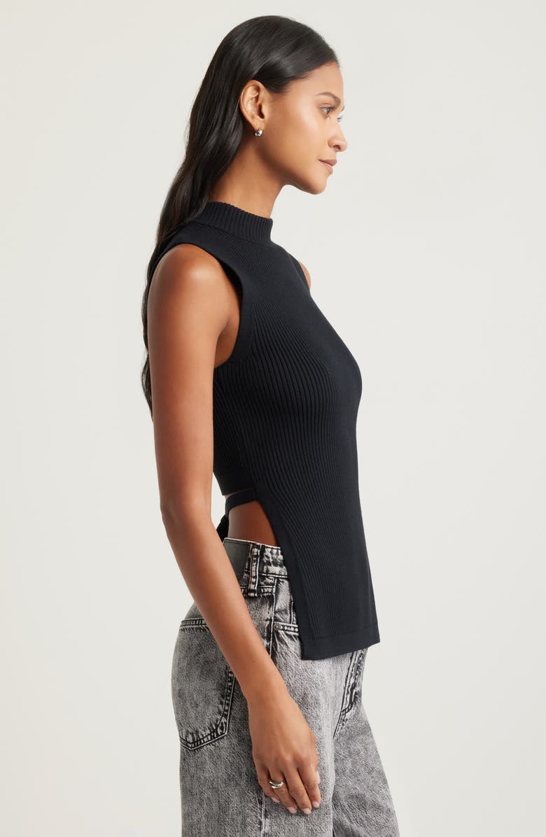 Open Edit Luxe Sculpt Tie Back Top, Alternate, color,