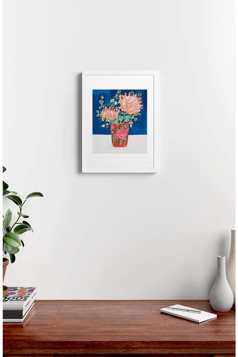 Magical Marrakech Framed Art Print, Alternate, color, BLUE