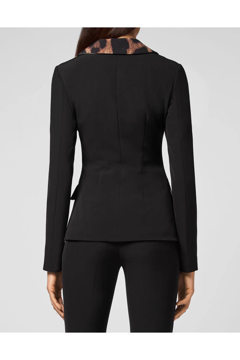 Cady Jacket Leopard Women, Alternate, color, black