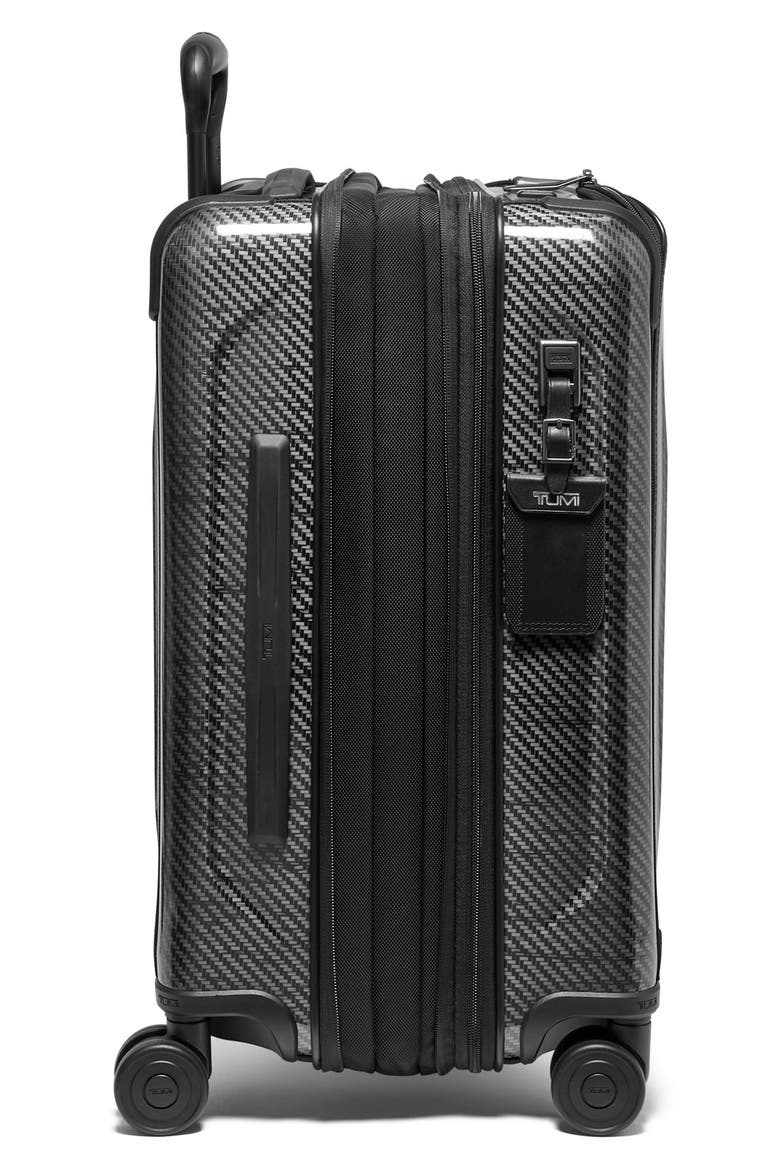 Tegra-Lite® Large Front Pocket Expandable Carry-On, Alternate, color, BLACK/ GRAPHITE