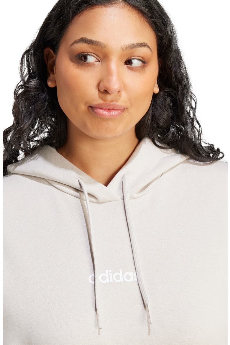 Fleece Hoodie, Alternate, color, WONDER ALUMINA/WHITE