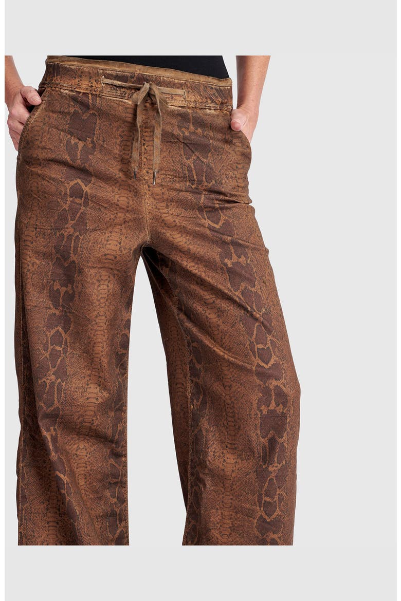 Python Wide Leg Stretch Jeans, Alternate, color, Boa