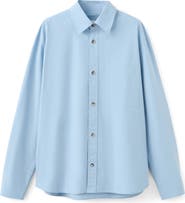 MANGO Relaxed Fit Button-Up Shirt